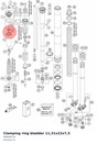 Diagram preview: Clamping ring bladder 11,31x22x7,5 (48600514)