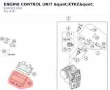 Diagram preview: ENGINE CONTROL UNIT "KTKZ" (61941031000)