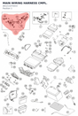 Diagram preview: MAIN WIRING HARNESS CMPL. (A61211075033)