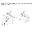 BULB - WHEN STOCK IS 0 THIS ITEM IS NO LONGER AVAILABLE product image