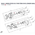 BULB - WHEN STOCK IS 0 THIS ITEM IS NO LONGER AVAILABLE product image