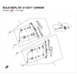 BULB REPL BY 3112017 product image