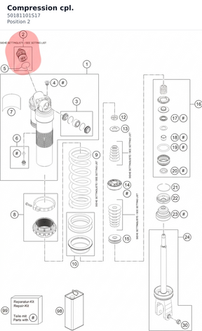 Diagram preview: Compression cpl. (50181101S17)