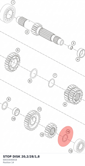 Diagram preview: STOP DISK 20,2/28/1,8 (60033040018)