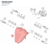 Diagram preview: HEADLIGHT (95714001000)