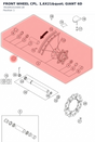 Diagram preview: FRONT WHEEL CPL. 1,6X21" GIANT 6D (78109101344C1B)