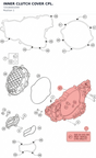 Diagram preview: INNER CLUTCH COVER CPL. (72530001044)