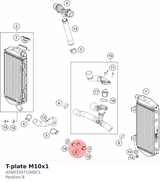 Diagram preview: T-plate M10x1 (A56035071000C1)