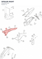 Diagram preview: SPOILER RIGHT (A58008051000)