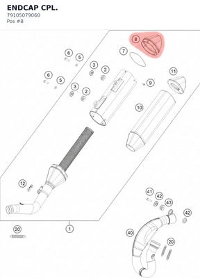 Diagram preview: ENDCAP CPL. (79105079060)