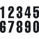 NUMBER 2  3Pieces Black 5''