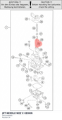 Diagram preview: JET NEEDLE NOZ E KEIHIN (54531636005)