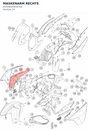 Diagram preview: MASKENARM RECHTS (6030800300033A)