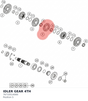 Diagram preview: IDLER GEAR 4TH (76733514000)