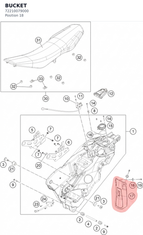 Diagram preview: BUCKET (72210079000)
