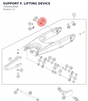 Diagram preview: SUPPORT F. LIFTING DEVICE (76404059000)