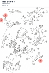 Diagram preview: STEP BOLT M6 (90512042020)