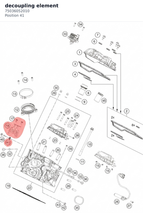 Diagram preview: decoupling element (75036052010)