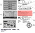 Diagram preview: Noise emission sticker USA (LI22-761-13)