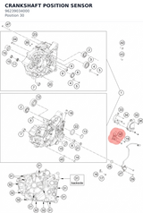 Diagram preview: CRANKSHAFT POSITION SENSOR (96239034000)
