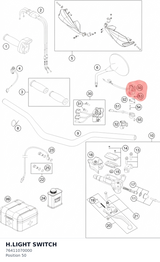 Diagram preview: H.LIGHT SWITCH (76411070000)