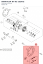 Diagram preview: DRIVETRAIN KIT XC 14Z/47Z (SPAA14U47CM118A)