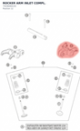 Diagram preview: ROCKER ARM INLET COMPL. (75036060144)