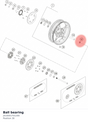 Diagram preview: Ball bearing (J410001701200)