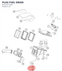 Diagram preview: PLUG FUEL DRAIN (90515011000)