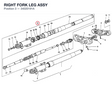 RIGHT FORK LEG ASSY