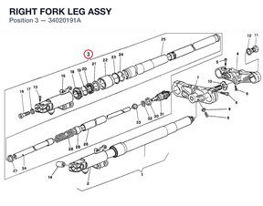 RIGHT FORK LEG ASSY