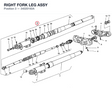 RIGHT FORK LEG ASSY