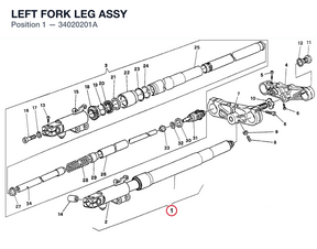 LEFT FORK LEG ASSY