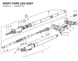 RIGHT FORK LEG ASSY