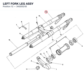 LEFT FORK LEG ASSY