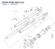 FRONT FORK ASSY (LH)