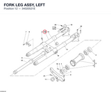 FORK LEG ASSY, LEFT