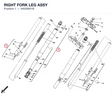 RIGHT FORK LEG ASSY