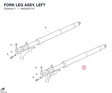 FORK LEG ASSY, LEFT