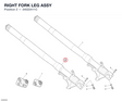 RIGHT FORK LEG ASSY