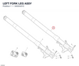 LEFT FORK LEG ASSY
