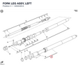FORK LEG ASSY, LEFT