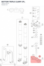 Diagram preview: BOTTOM TRIPLE CLAMP CPL. (78101132122)