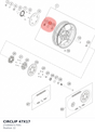 Diagram preview: CIRCLIP 47X17 (J710004717501)