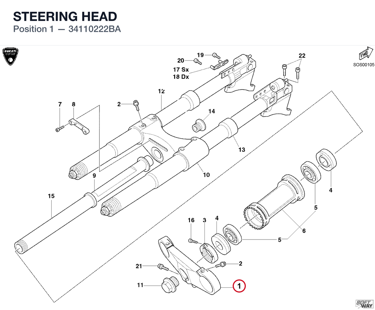 STEERING HEAD