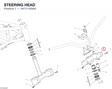 STEERING HEAD 34111183AA diagram position