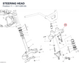 STEERING HEAD 34112261AA diagram position