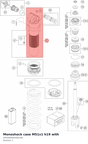 Diagram preview: Monoshock case M51x1 h19 with (S455000003S0100)
