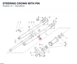 STEERING CROWN WITH PIN