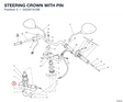 STEERING CROWN WITH PIN